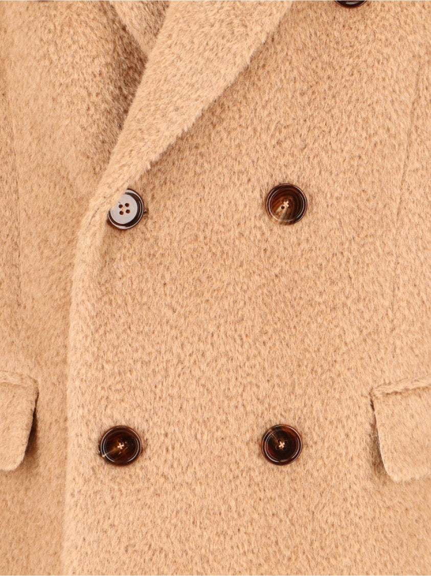 Dolce & Gabbana Double-Breasted Coat – Beige