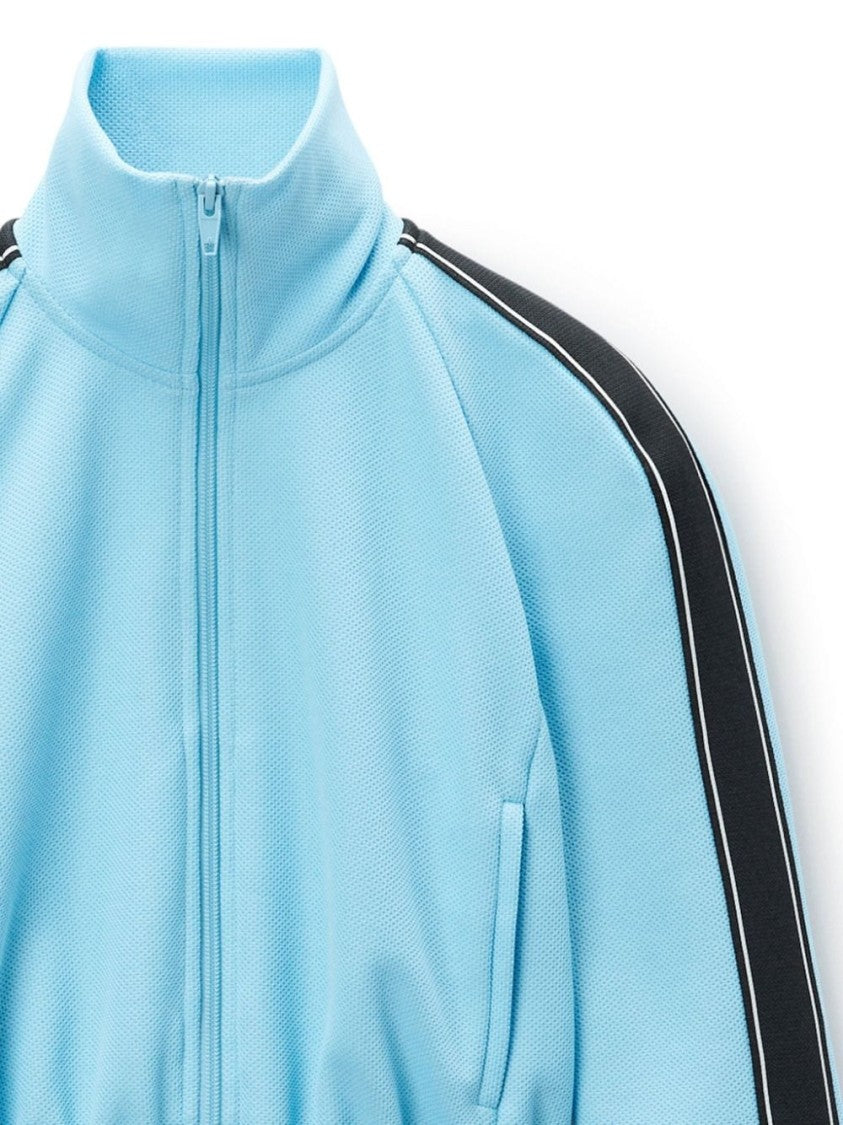 Alexander Wang Logo-Tape Cropped Track Jacket