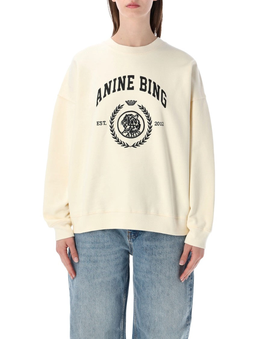 Anine Bing Miles Cotton Sweatshirt