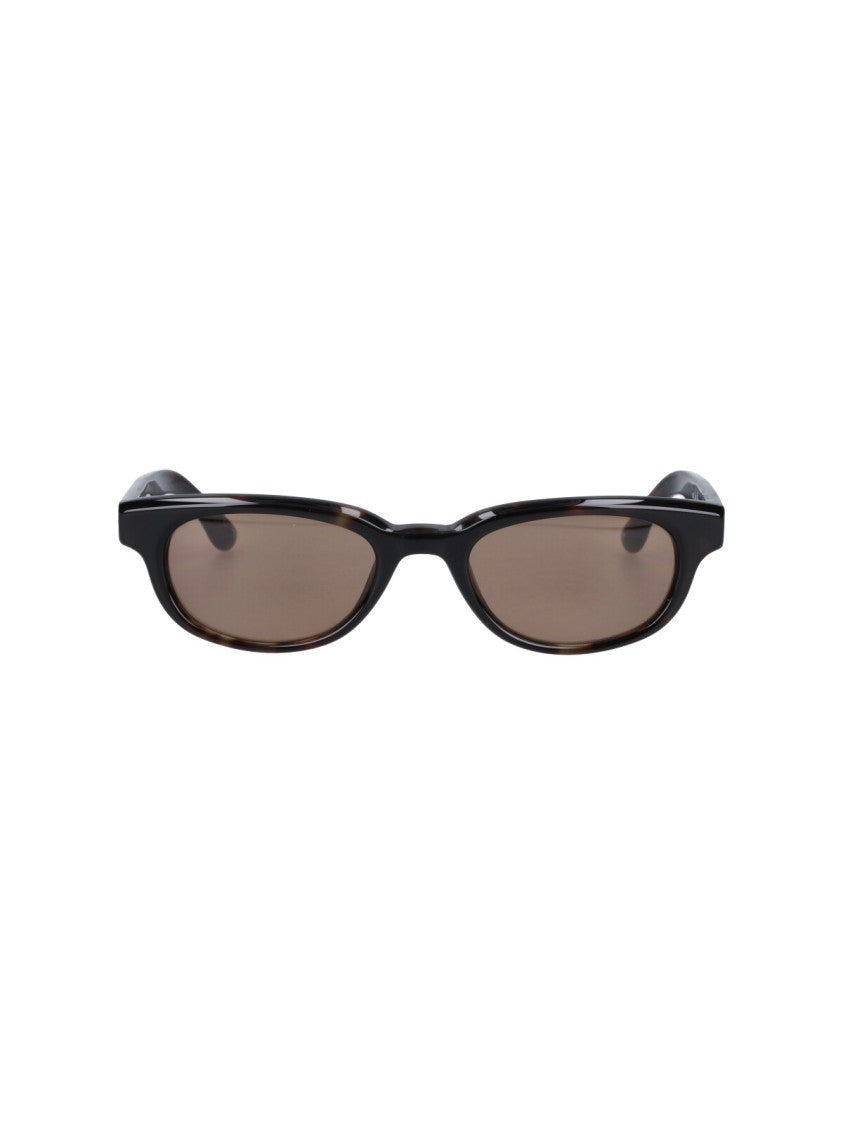 Chimi Brown Lyra Tortoiseshell Acetate Minimalist Sunglasses