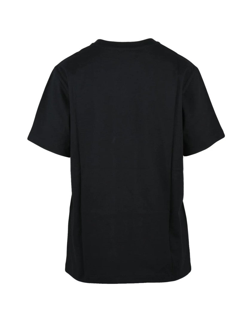 Coperni Black Logo Relaxed Fit Organic Cotton T-Shirt