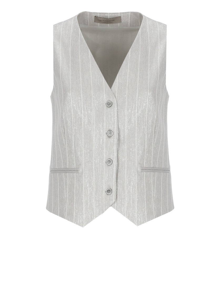 D. Exterior Grey Viscose Vest