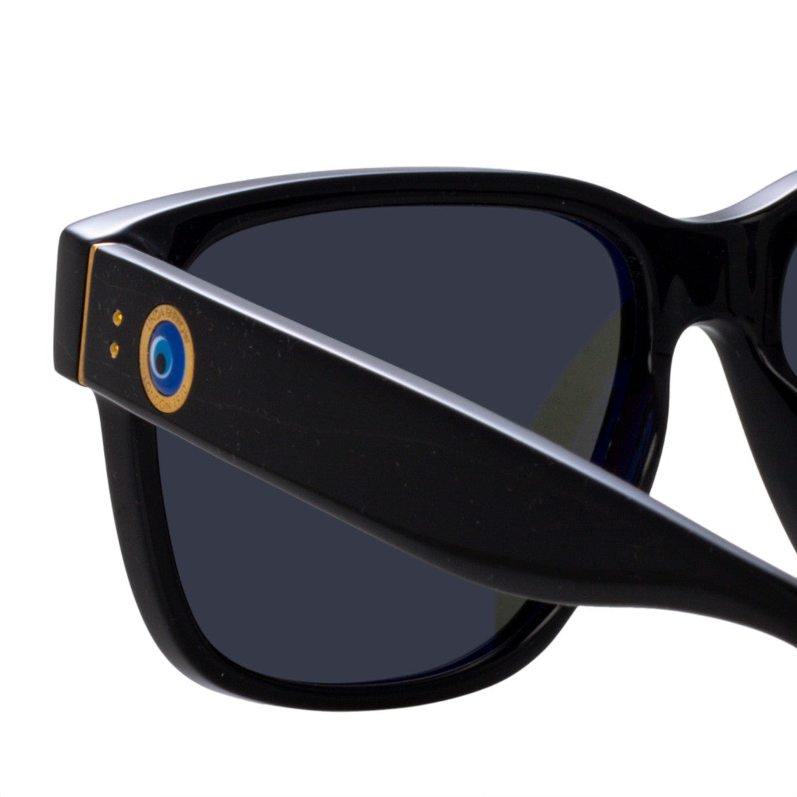 Linda Farrow Perry D-Frame Sunglasses In Bl