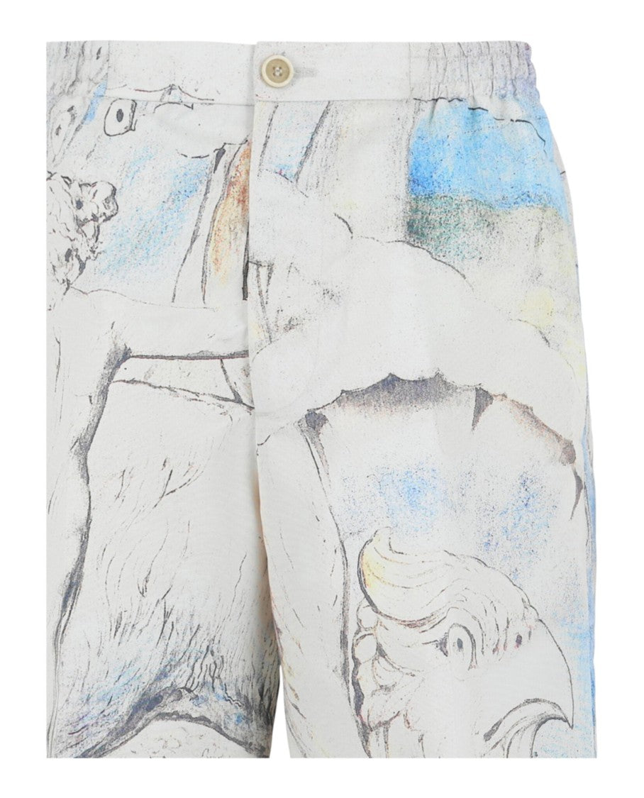 Alexander Mcqueen William Blake Dante Shorts
