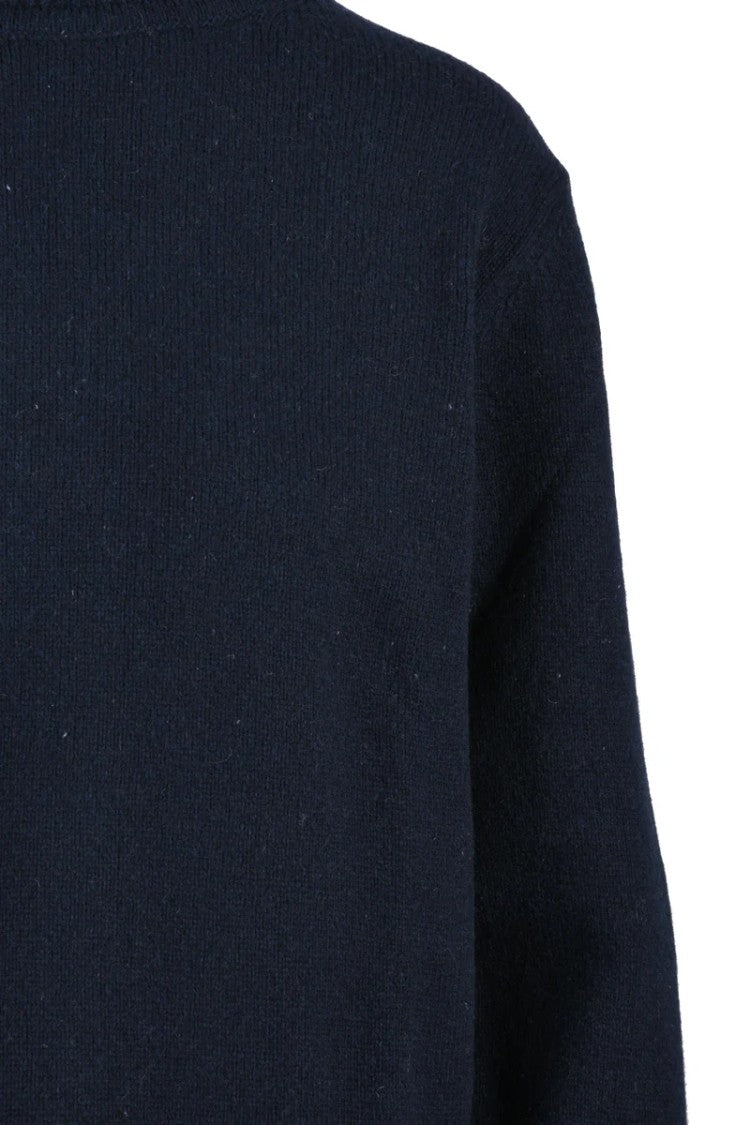 Re_Branded Midnight Blue Cashmere & Polyamide Turtleneck