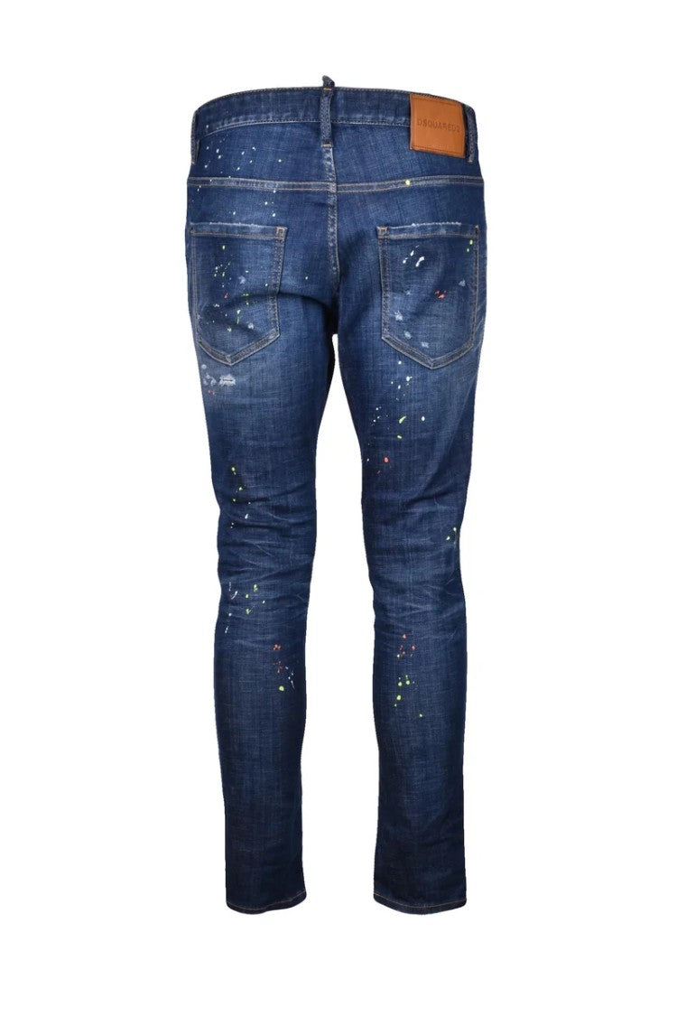Dsquared2 Slim-Fit Distressed Denim Jeans