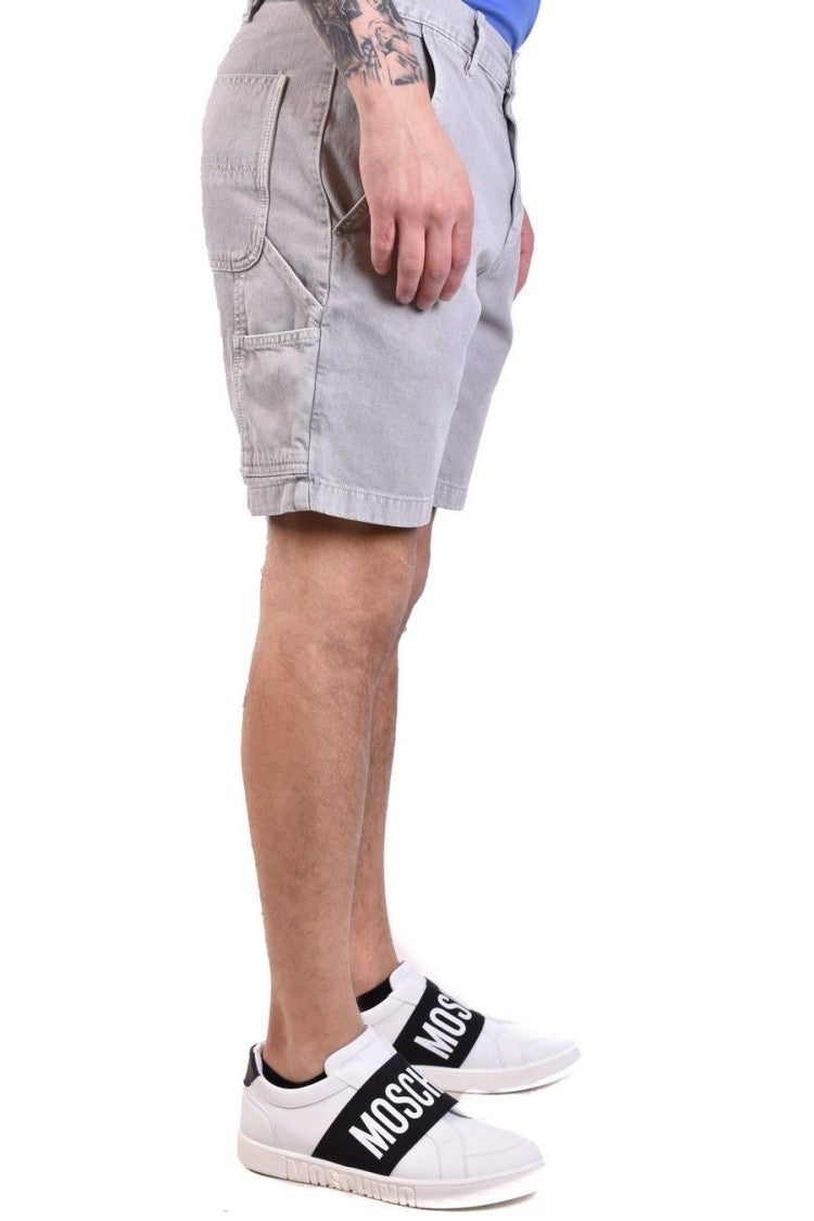 Moschino Mid-Thigh Relaxed Fit Shorts Cargo Pockets