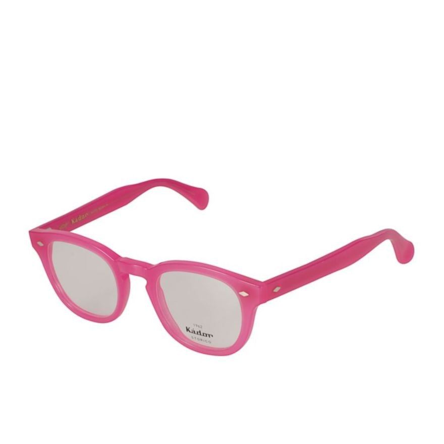 Kador Woody Cal 49 Translucent Pink Rounded Sunglasses