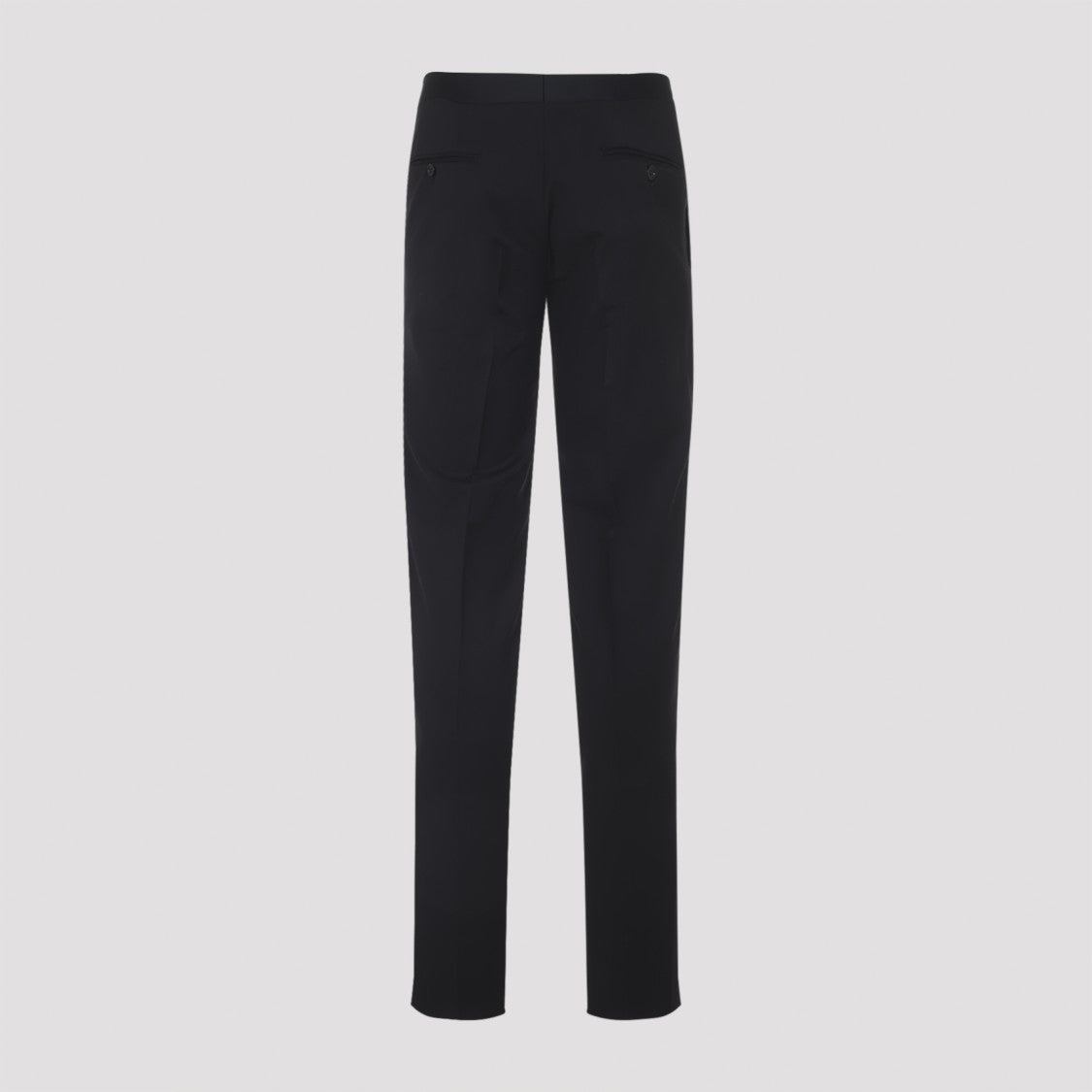Canali Tuxedo Black Wool Pants