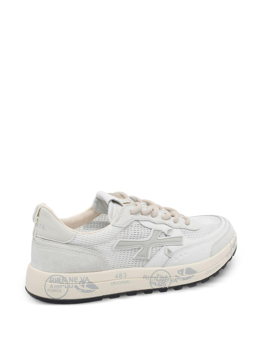 Premiata Mesh Leather Suede Sneakers