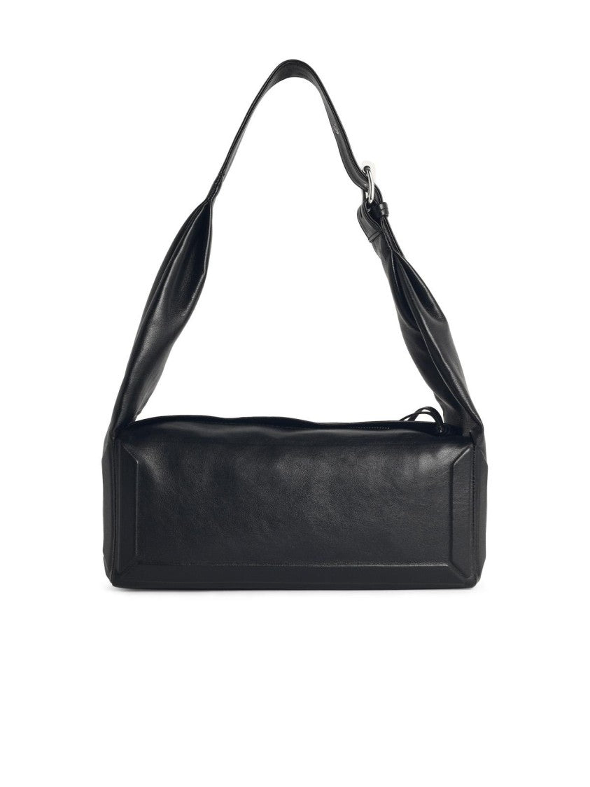 Maison Margiela 'Box Eas West' Medium Bag In Black Leather