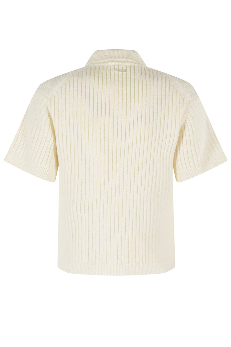 J. W. Anderson Cropped Cable Knit Polo