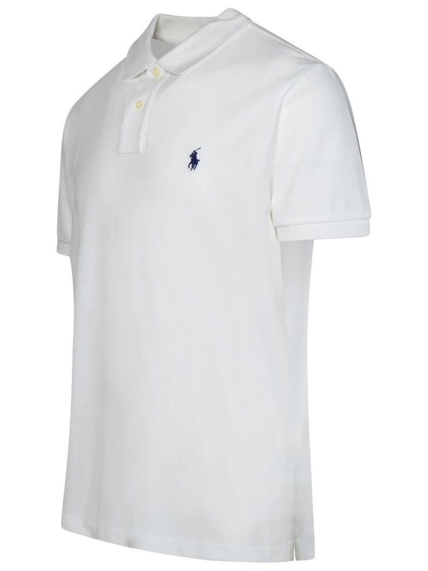 Polo Ralph Lauren White Cotton Polo Shirt