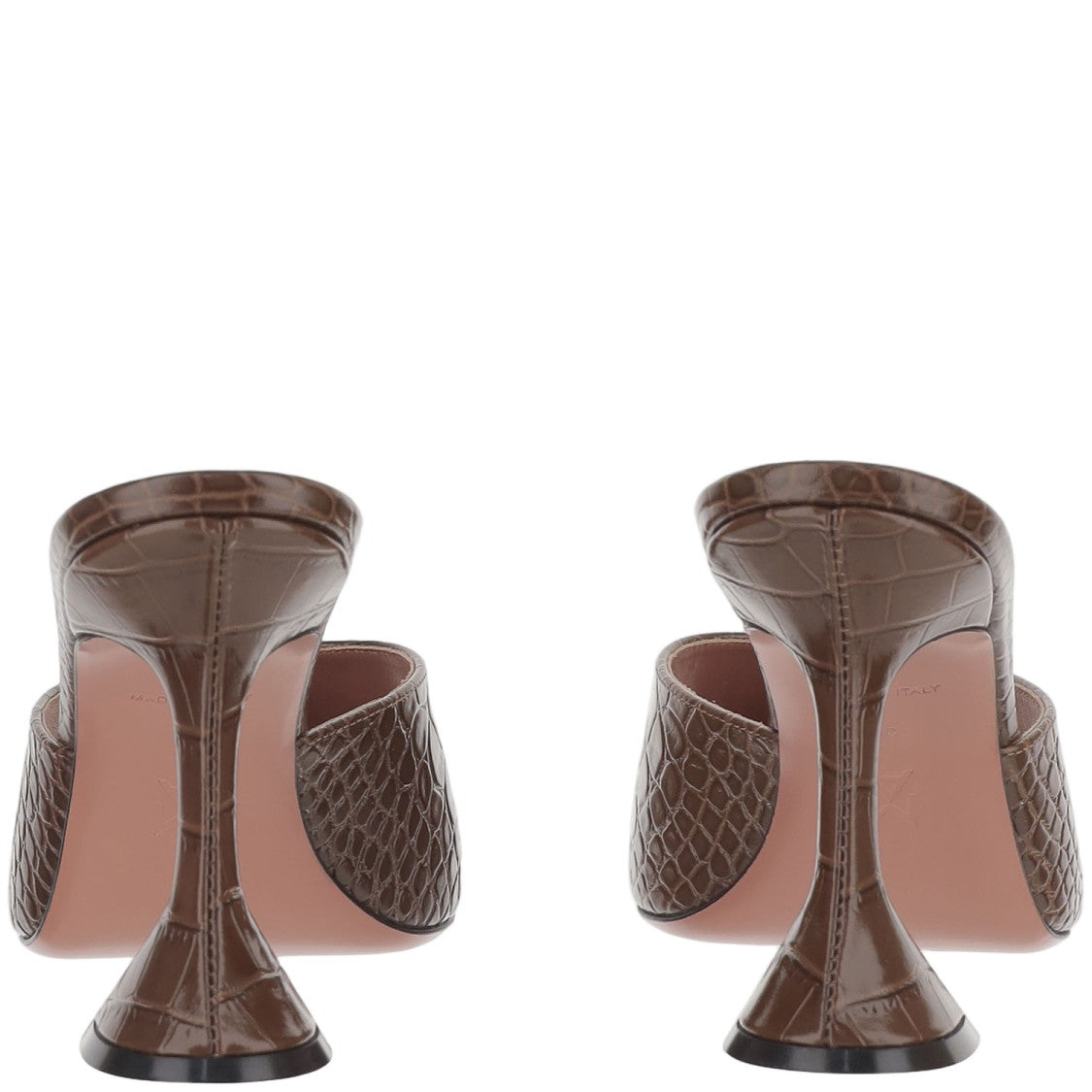 Amina Muaddi Lupita Leather Sandals