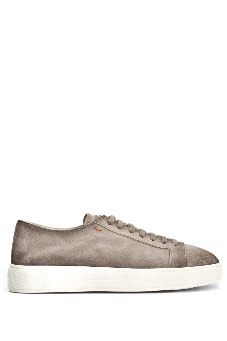 Santoni Supersoft Seta Suede Sneakers
