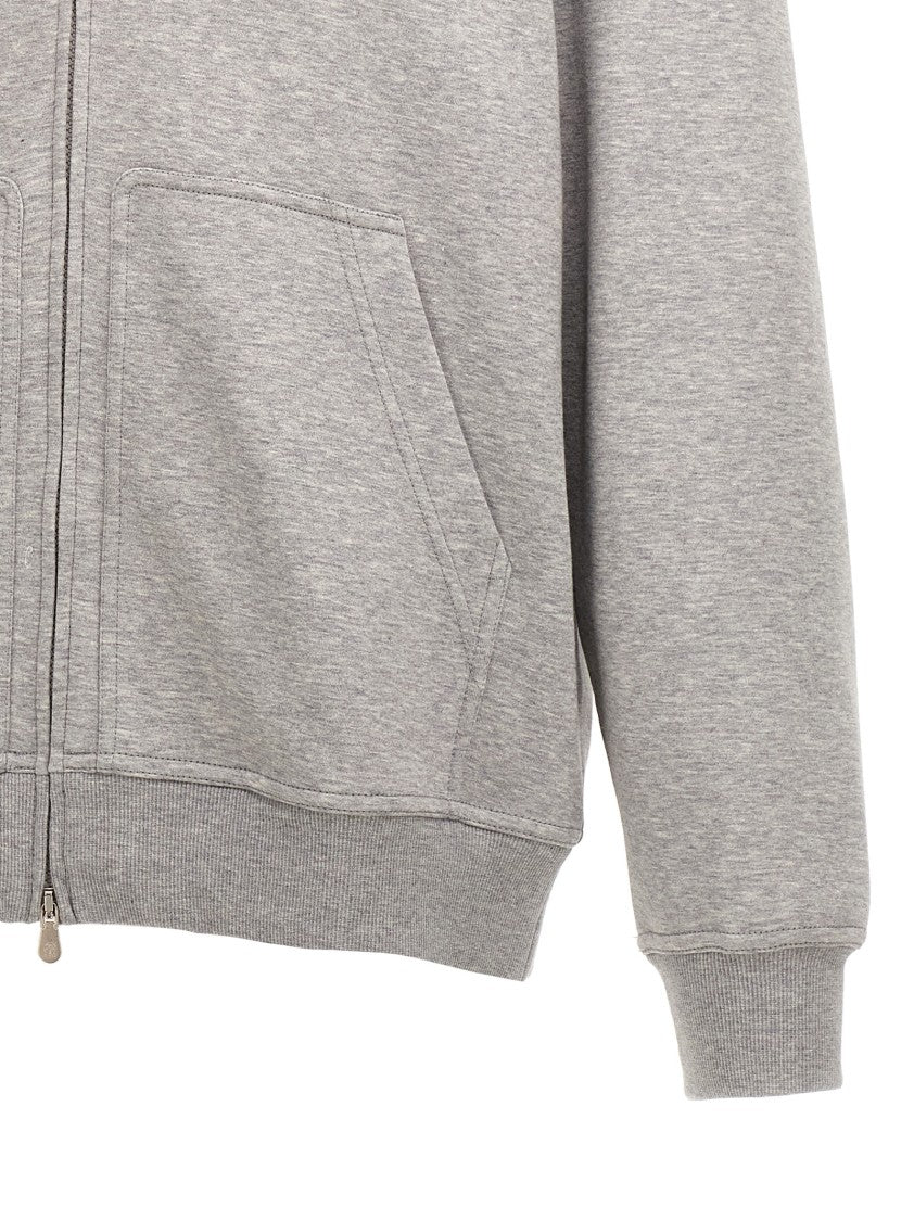 Brunello Cucinelli Cotton Blend Zip Hoodie