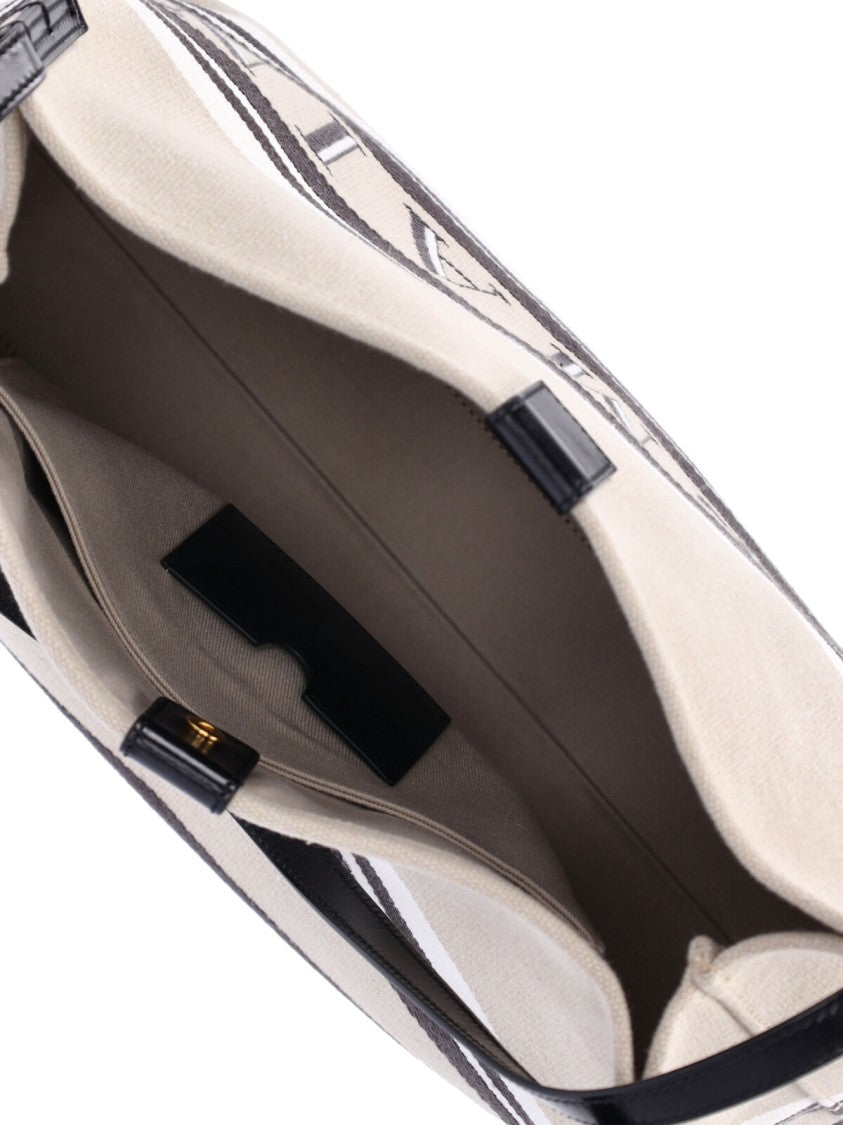 Balmain White Bag With Sleek Design