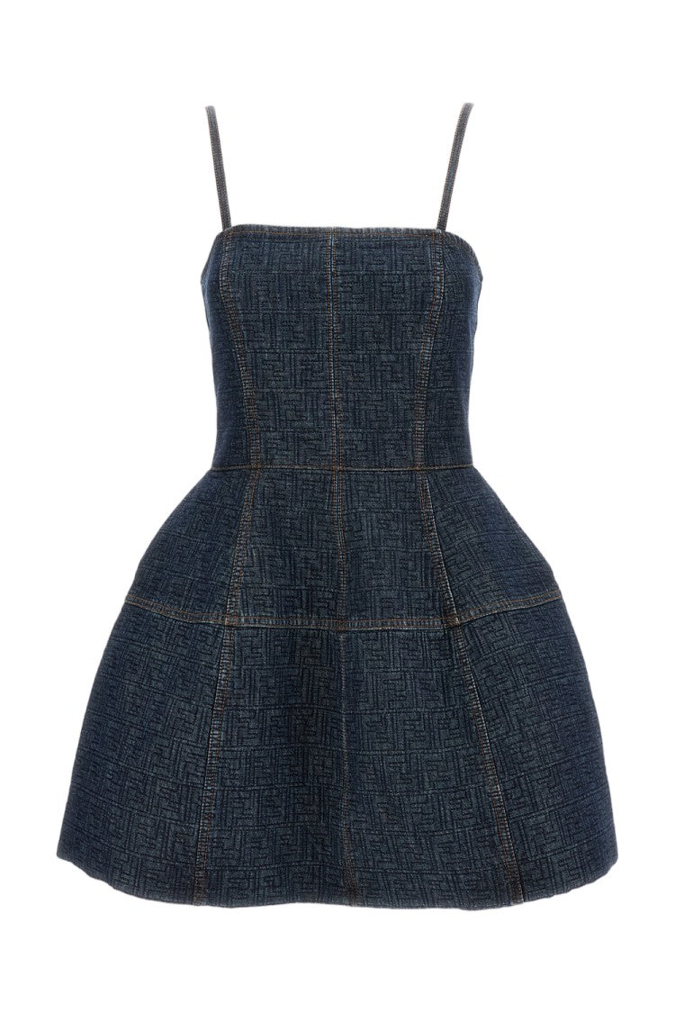 Fendi Ff Denim Dress