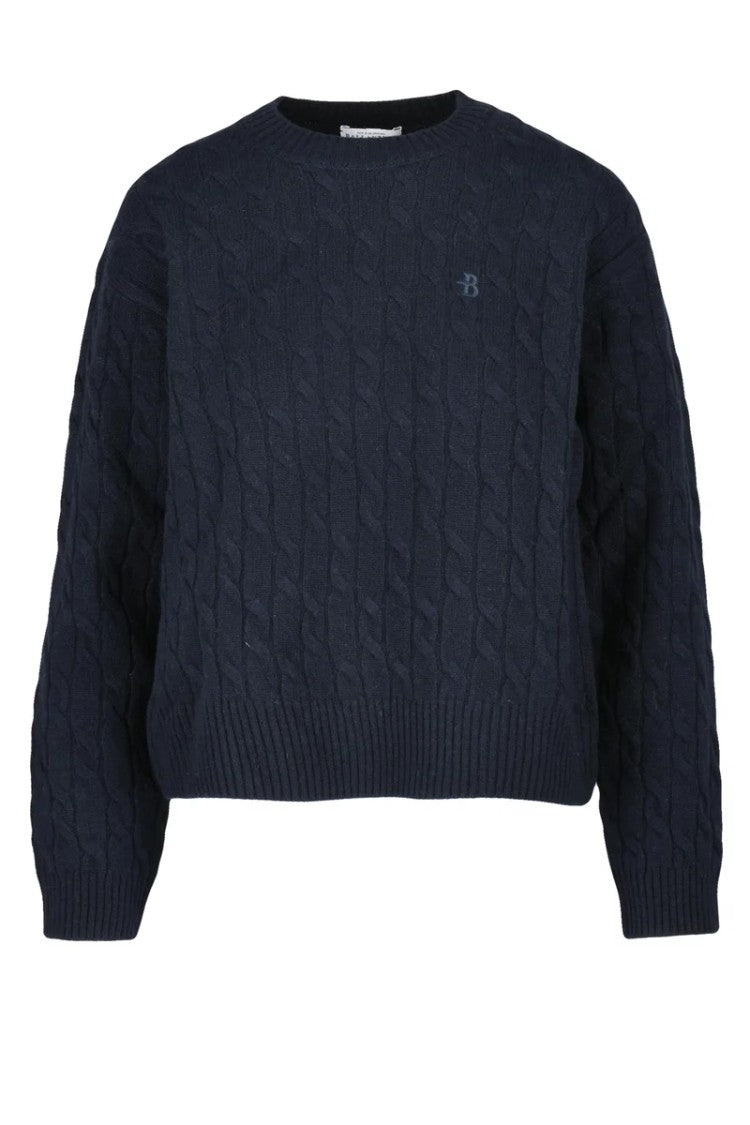 Ballantyne Crew Neck Wool Sweater - Multicolor