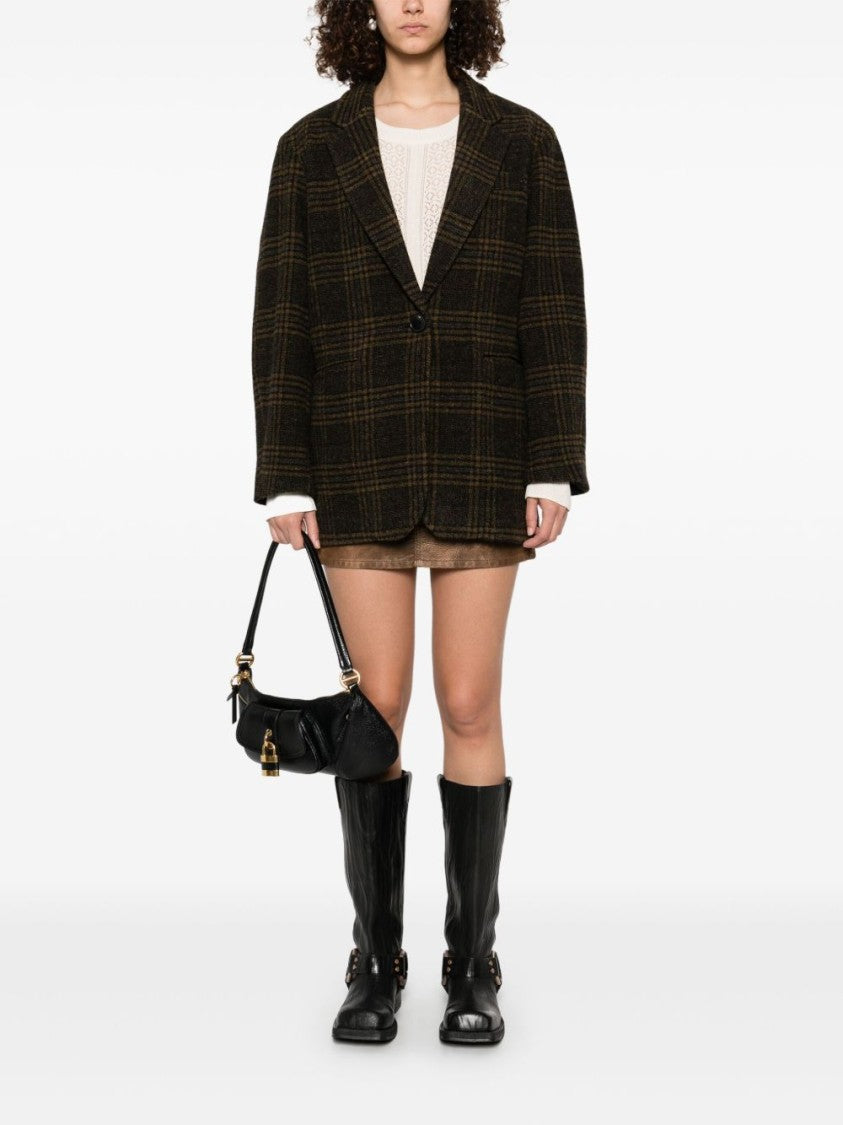 Isabel Marant Étoile Textured Virgin Wool Jacket With Notched Lapel