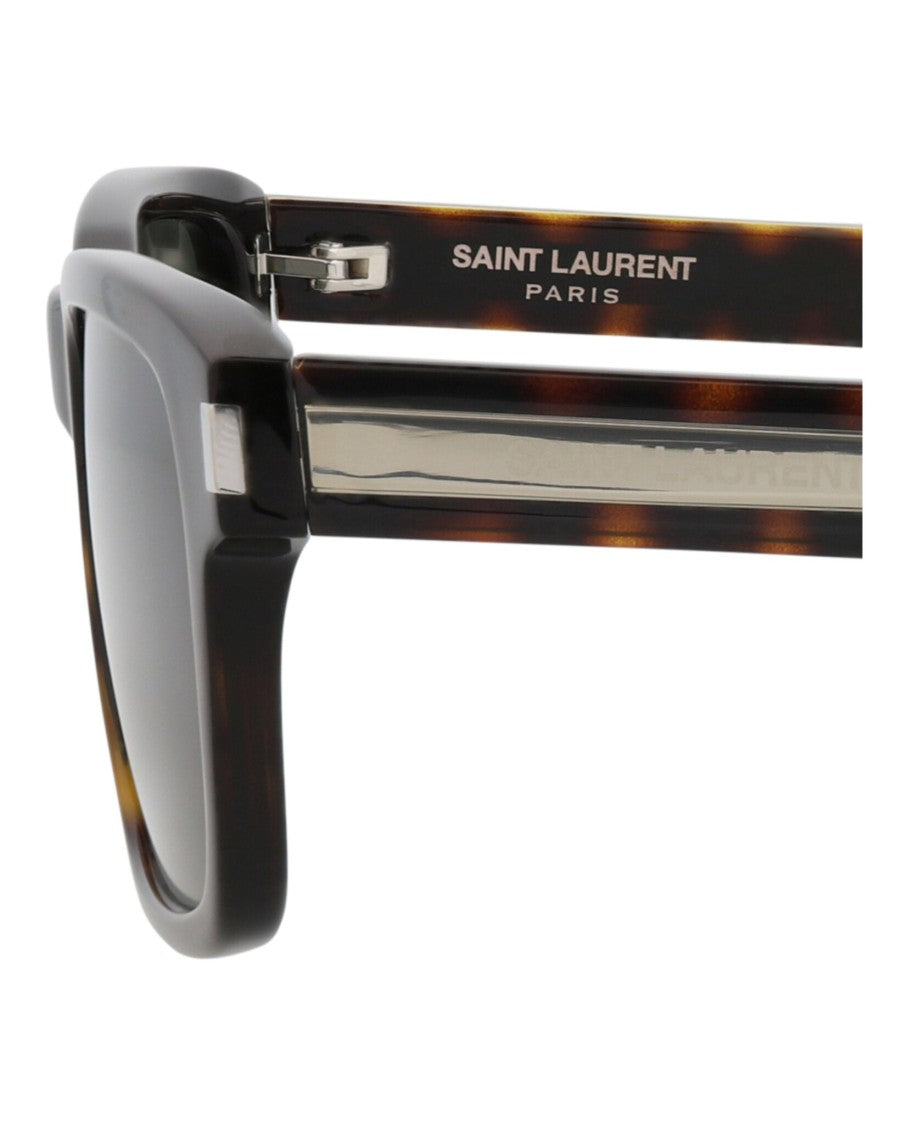 Saint Laurent Square-Frame Recycled Acetate Sunglasses