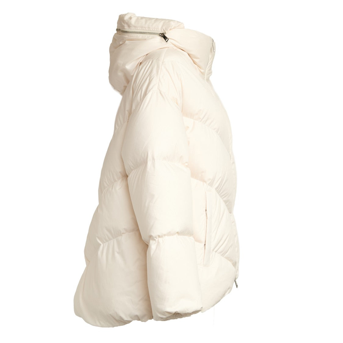 Add Water-Repellent Puffer Jacket With Extendable Hood And Innovative Details