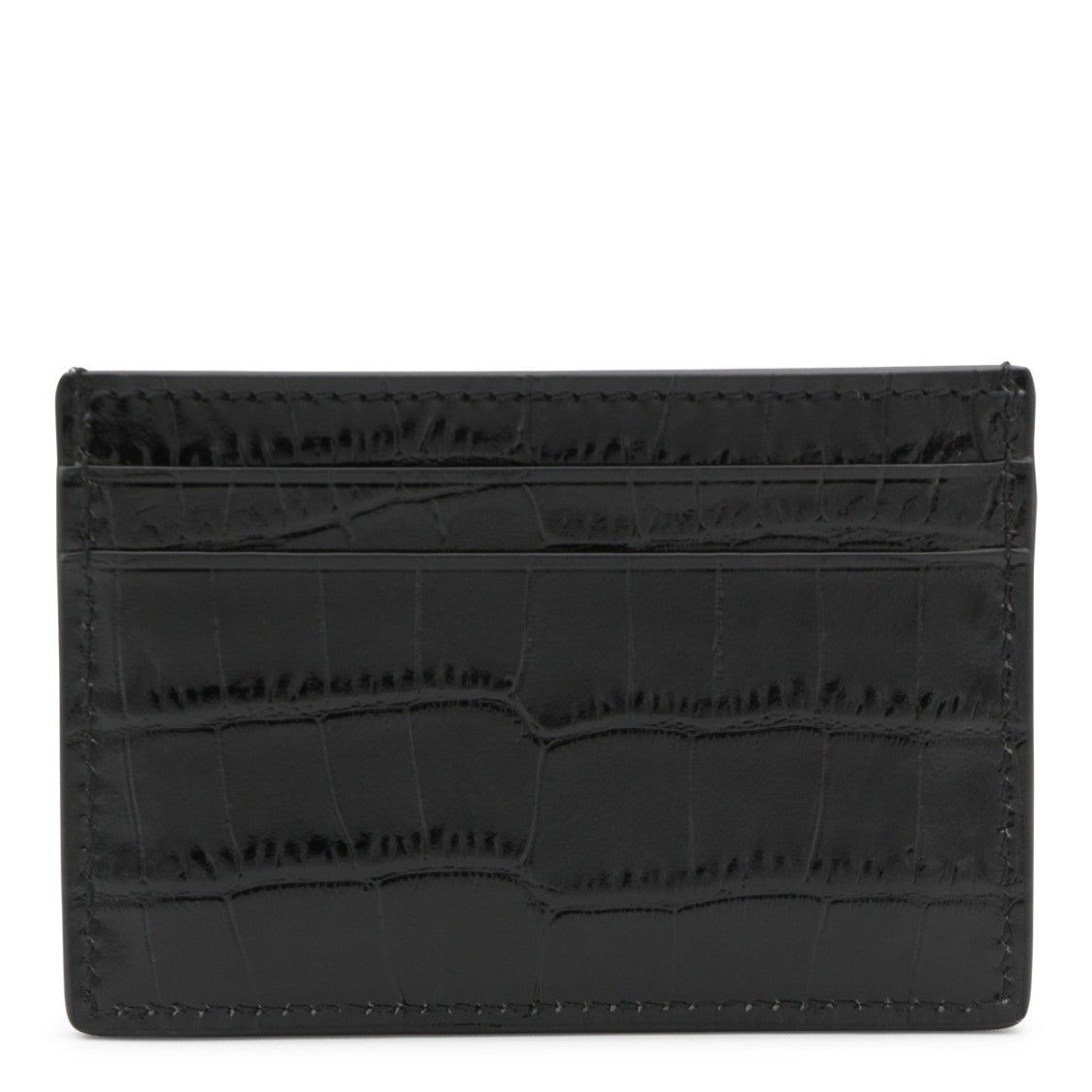 Tom Ford Textured Crocodile Pattern Cardholder Wallet