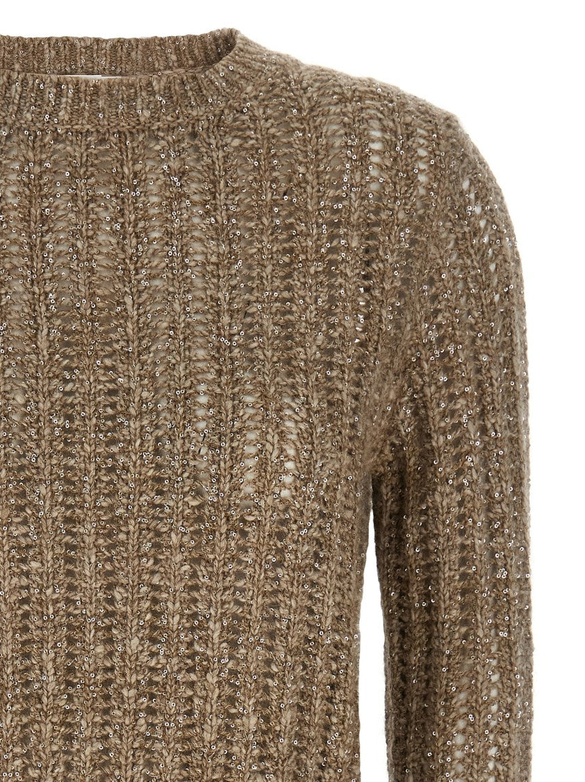 Brunello Cucinelli Rustic Dazzling Net' Sweater