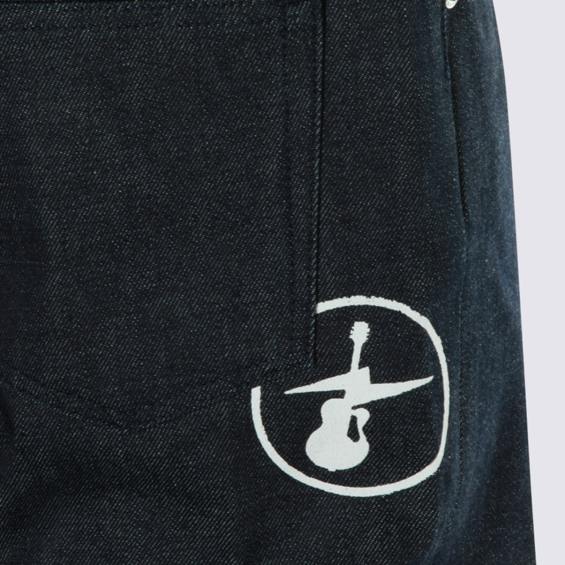 A.P.C. X Fragment Straight-Leg Dark Denim Jeans With Graphic Logo