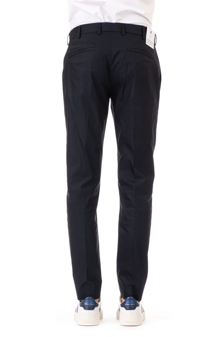 Pt Torino Epsilon Reflect Technical Cotton Gabardine Trousers