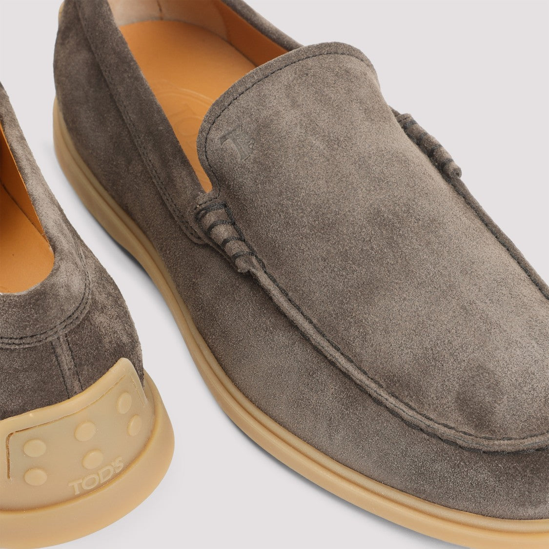 Tod's Brown Suede Leather Loafers