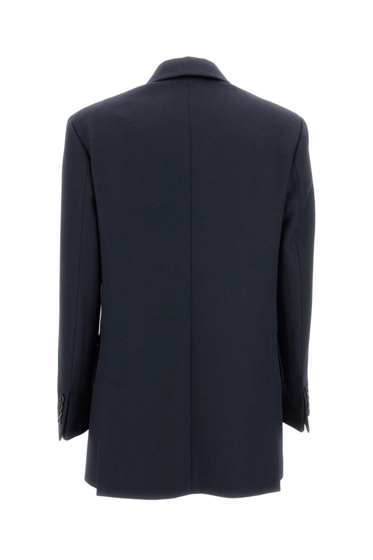 Max Mara Structured Double-Breasted Jacket With Notch Lapel