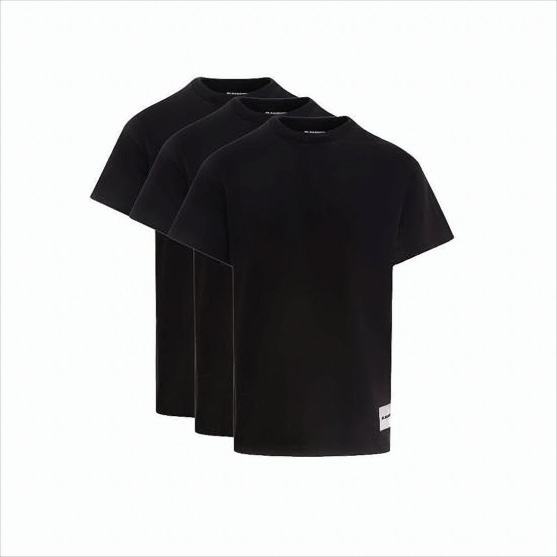 Jil Sander Set Of Three Black Short-Sleeve T-Shirts