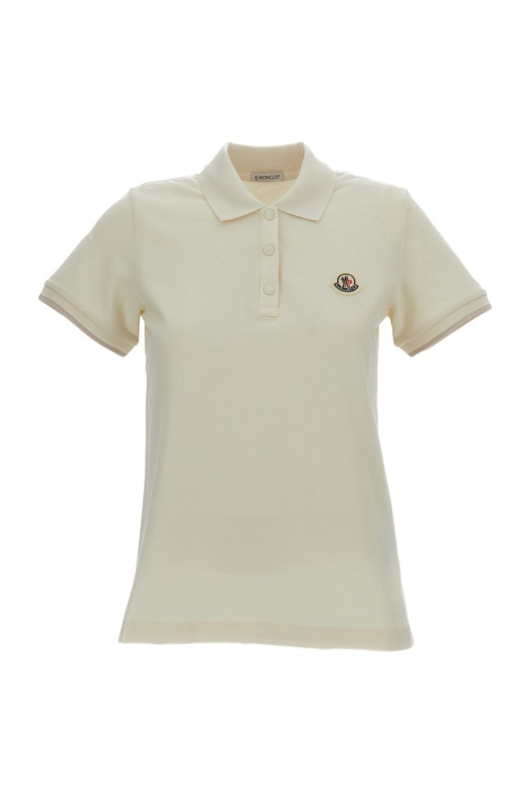Moncler Cotton Polo Shirt With Classic Collar