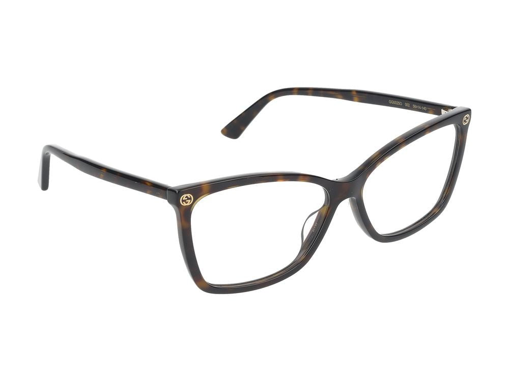 Gucci Havana Tortoiseshell Cat-Eye Eyeglasses