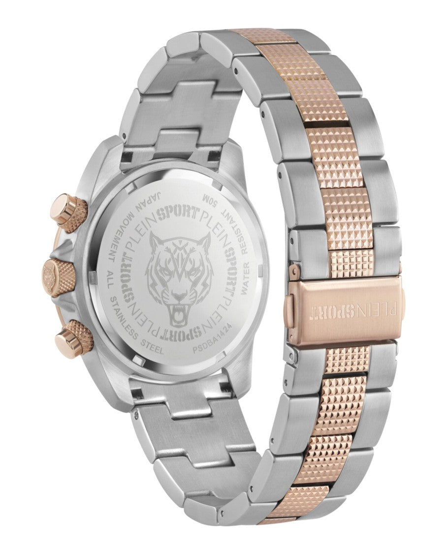 Plein Sport Hurricane Chronograph Watch With Two-Tone Case