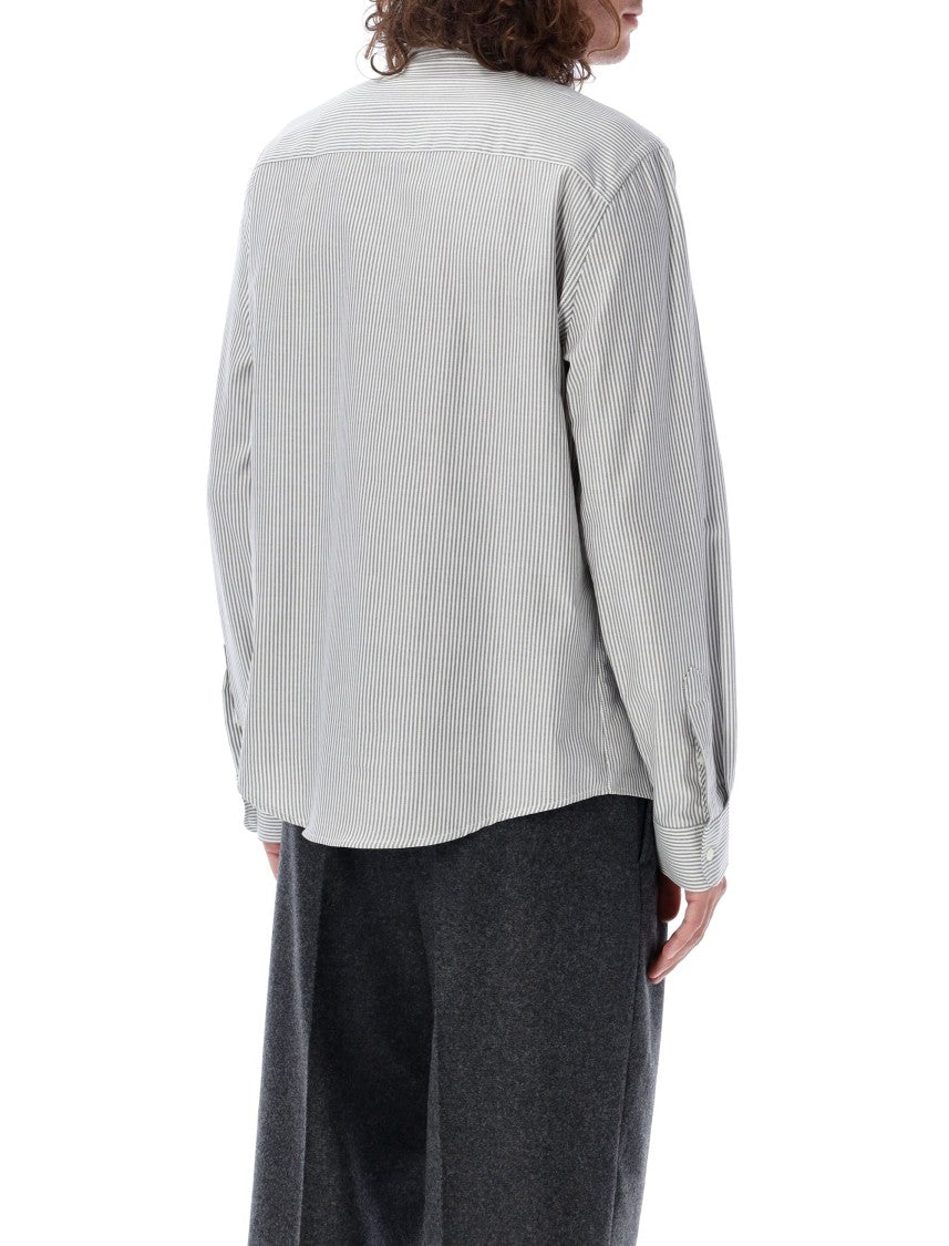 Ami Paris Striped Cotton Casual Shirt