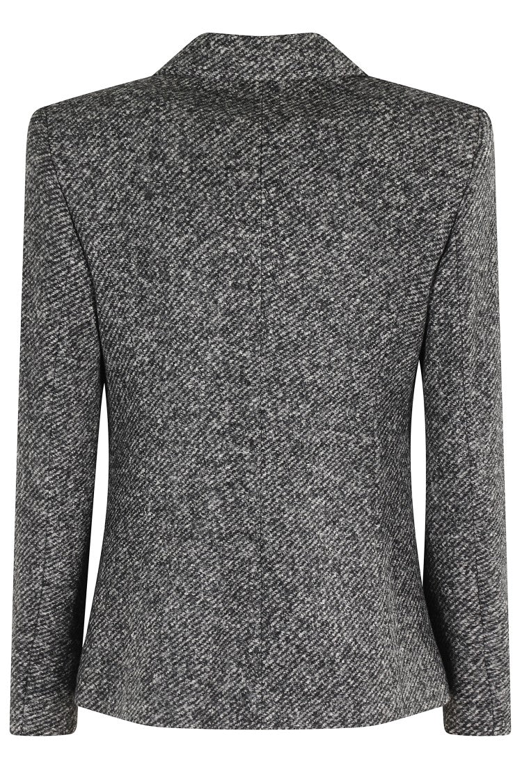 Seventy Tailored Gray Jacket With Notched Lapel