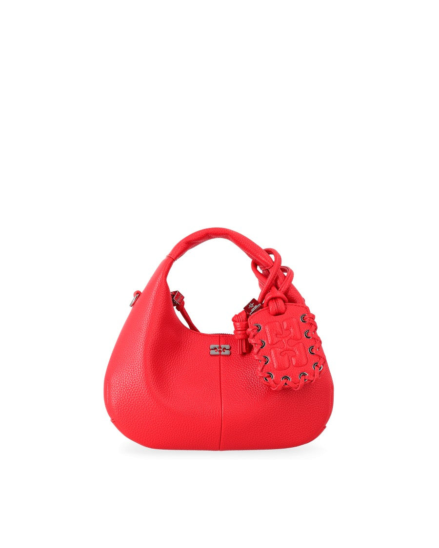 Ganni Goji Berry Mini Hobo
