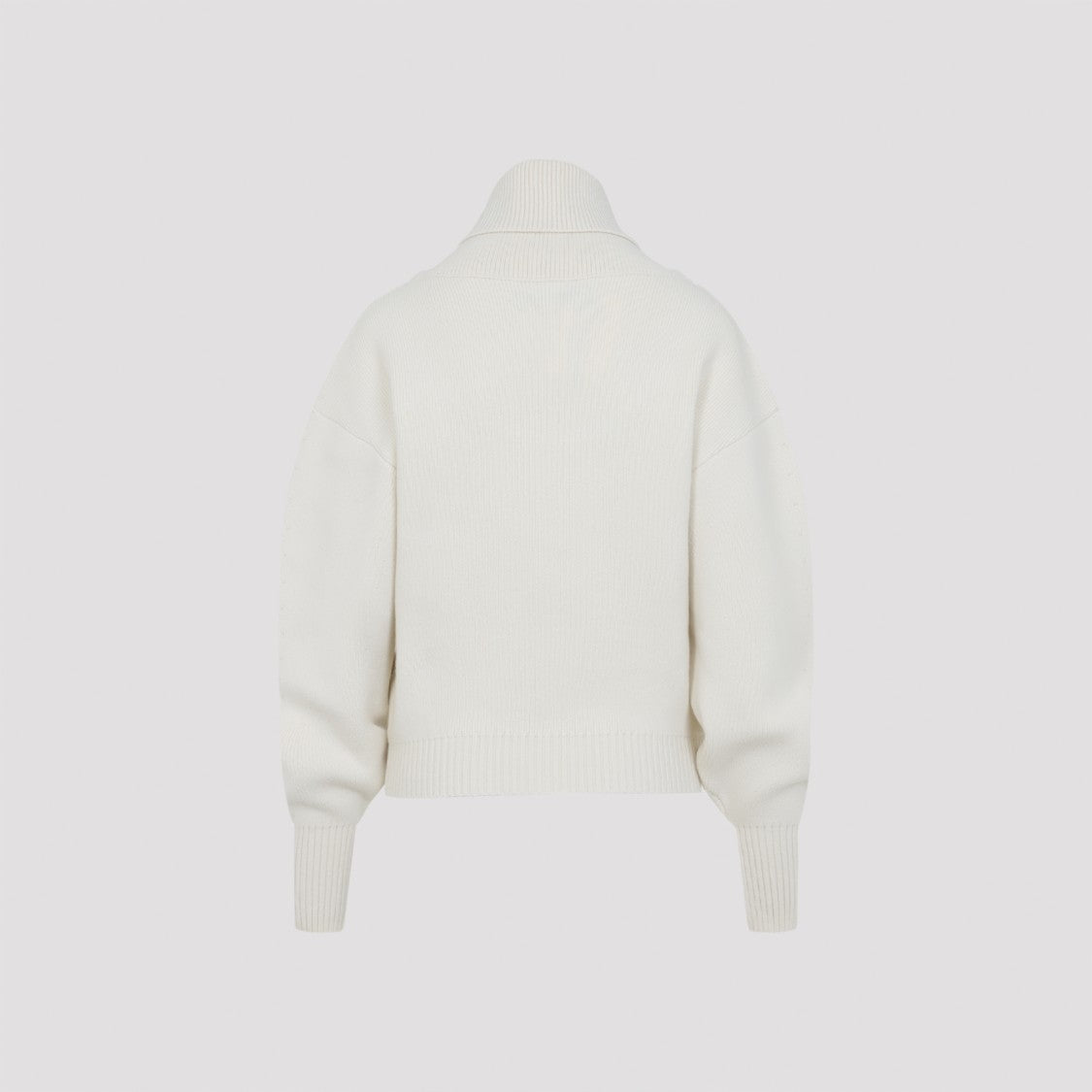 Jacquemus Off White Virgin Wool La Maille Pallone Pullover