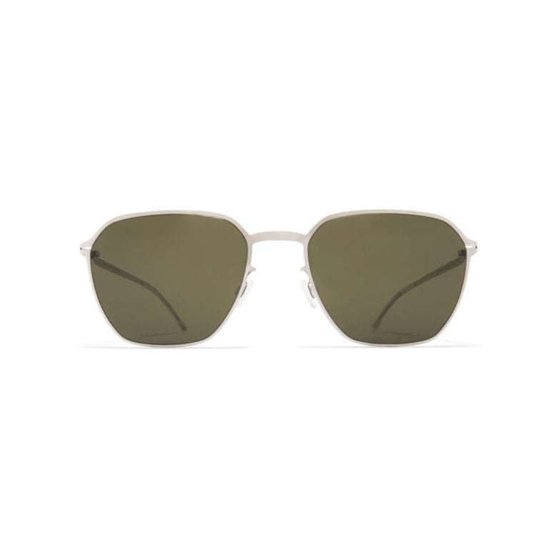 Mykita Anders Geometric Olive Green-Tinted Sunglasses