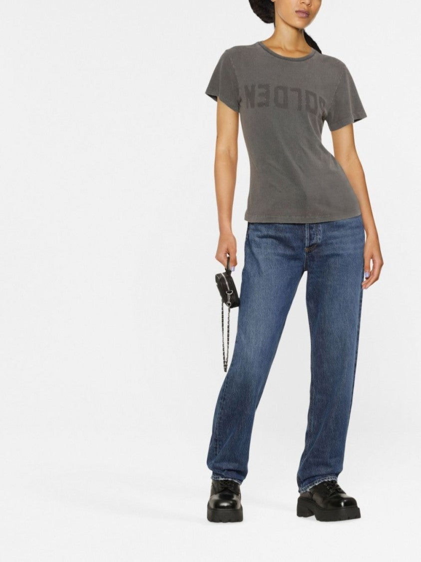 Golden Goose Logo-Print Cotton T-Shirt