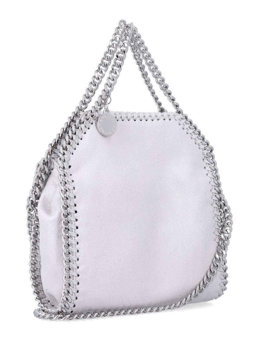 Stella Mccartney Falabella Mini Shimmering Lurex Shopper Tote