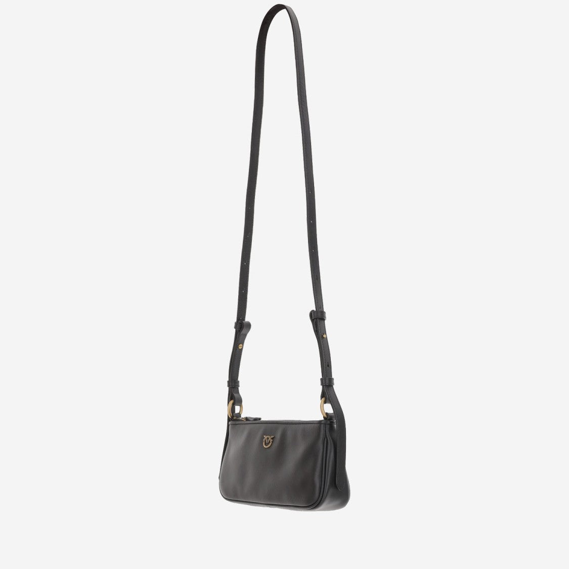 Pinko Mini Half Moon Baguette Leather Bag