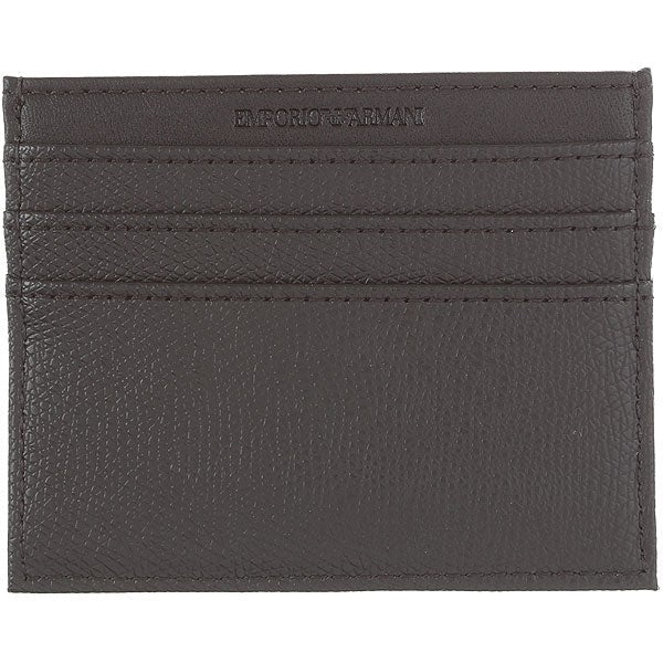 Emporio Armani Black Wallet And Business Card Holder Set