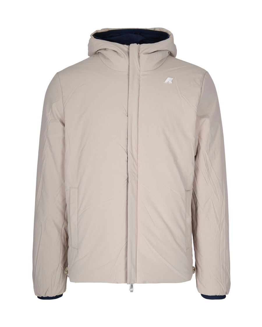 K-Way Blue Depth/Beige Cash Jack St Warm Double Jacket