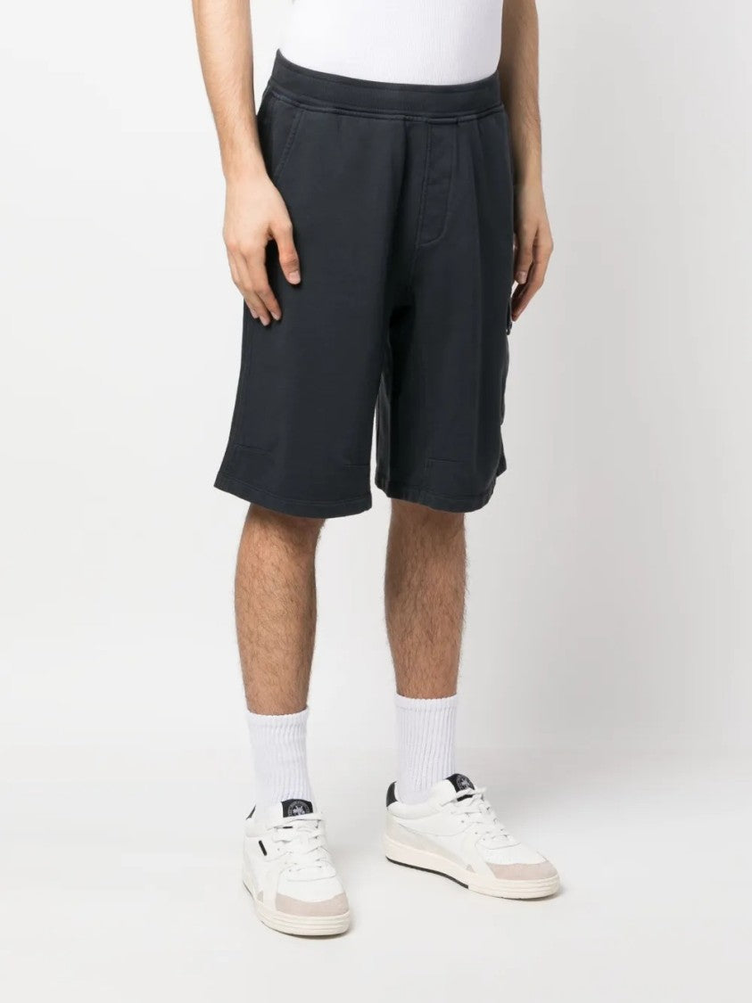 Ten C Minimalistic Bermuda Shorts With Side Cargo Pocket