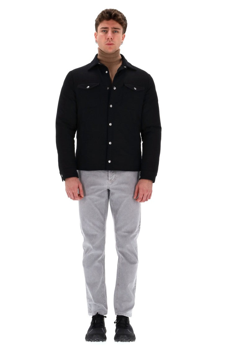 Eleventy 14 Micron Wool Jacket With Press-Stud Buttons