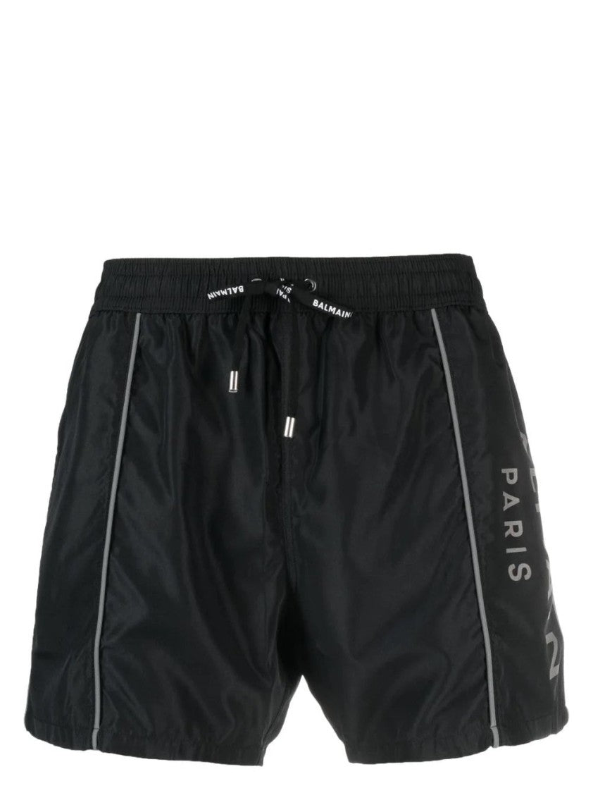 Balmain Relaxed Fit Black Boxers