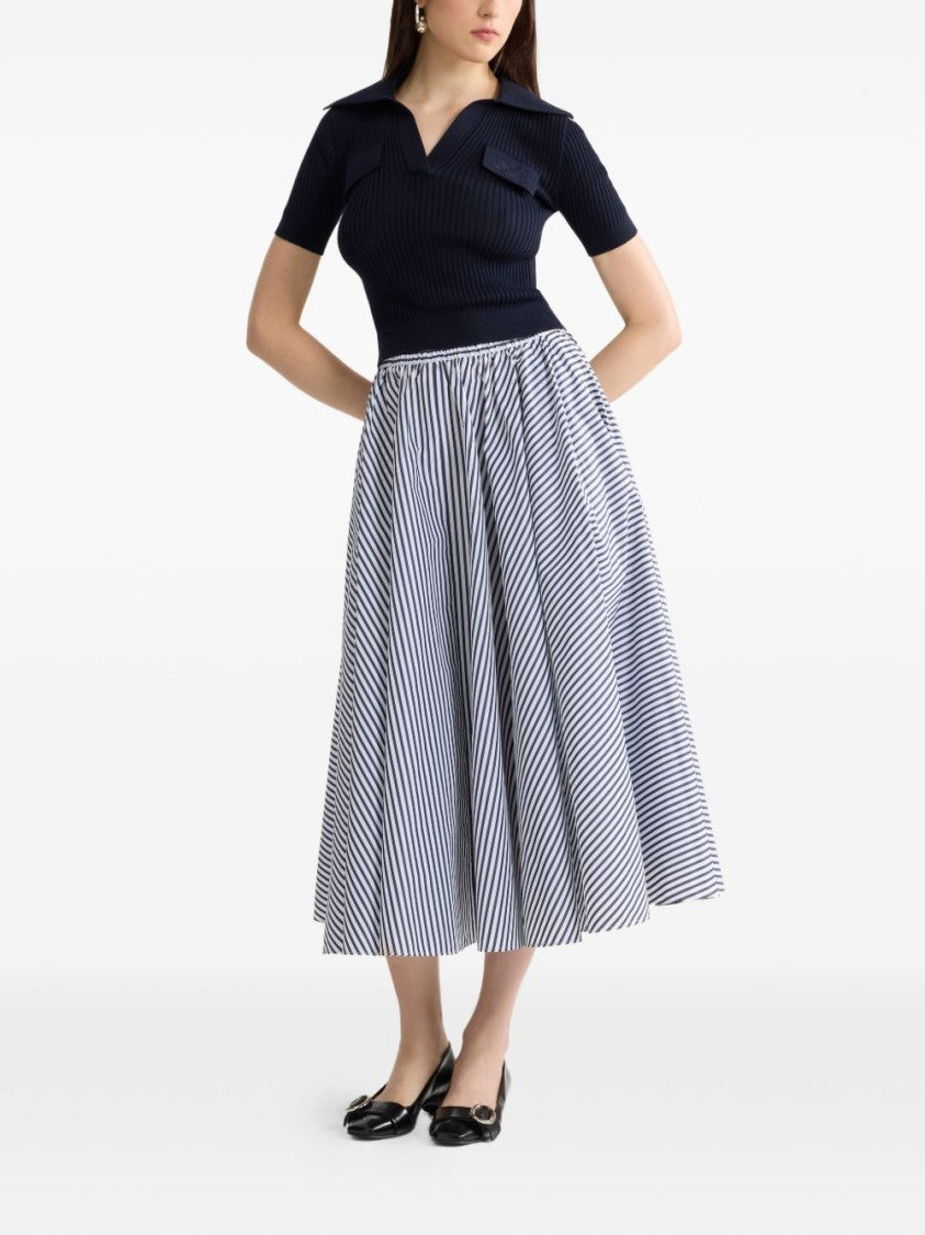 Patou Silk And Nylon Blend Crew Neck Sweater